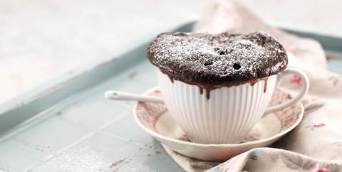 Koppkake - Cake in a cup sjokolade