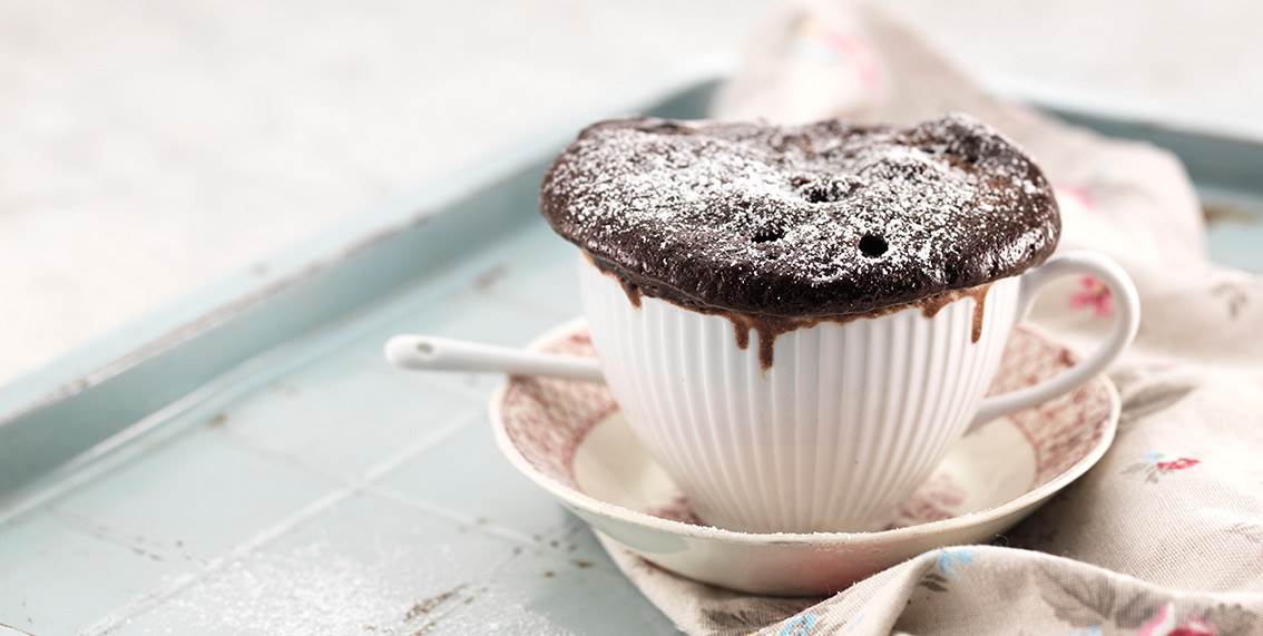 Koppkake - Cake in a cup sjokolade