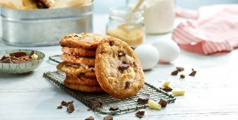 Triple chocolate cookies